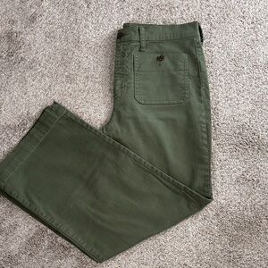 J. Crew women’s Forest Green Chinos